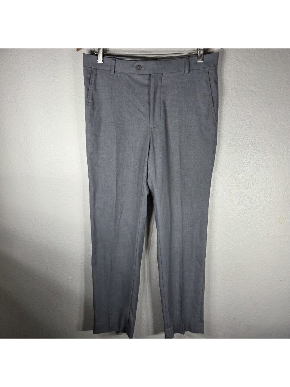 Pronto Uomo Modern Fit Dress Pants Mens Gray Size 32x32 Stretch Separates